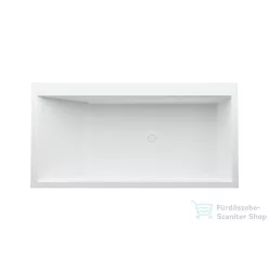   Laufen Kartell By Laufen 170x86 beültethető kád jobb sarokba, "solid surface" anyagból, megvilágított rejtett túlfolyóval, tartókerettel H2233310006161 ( 223331 )