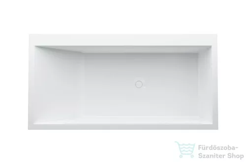 Laufen Kartell By Laufen 170x86 beültethető kád jobb sarokba, "solid surface" anyagból, megvilágított rejtett túlfolyóval, tartókerettel H2233310006161 ( 223331 )