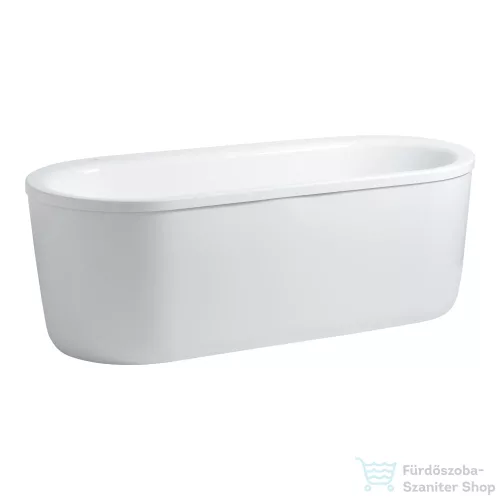 Laufen SOLUTIONS 180x80 ovális fürdőkád, szabadon álló változat, fehér H2245120000001