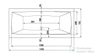 Jika CUBITO 170x75 cm-es beépíthető fürdőkád lábbal, fehér H2264200000001