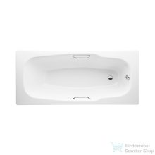   Jika PRAGA 170x80 beépíthető acéllemez fürdőkád kapaszkodókkal, fehér H2343740000001