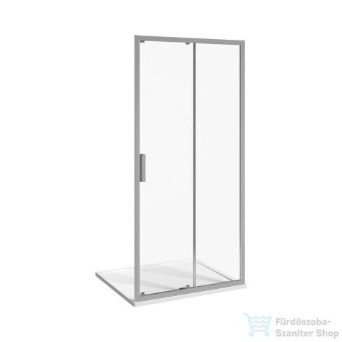 Jika NION 120 cm-es zuhanyajtó fix résszel, Arctic üveggel, króm H2422N40026661
