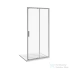Jika NION 120 cm-es zuhanyajtó fix résszel, átlátszó üveggel, króm H2422N40026681