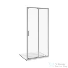   Jika NION 120 cm-es zuhanyajtó fix résszel, átlátszó üveggel, króm H2422N40026681