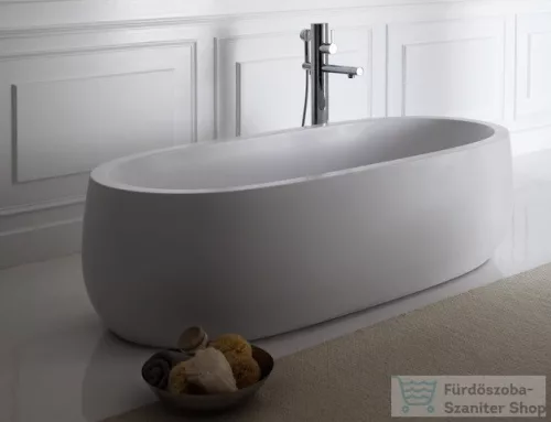 Laufen Ilbagnoalessi One 183x87 Kád, "solid surface" anyagból, szabadon álló változat, emelőrendszerrel H2459720000001 ( 245972 )