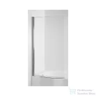 Jika TIGO 80x150 cm-es kádparaván Jika Perla bevonattal, fényes ezüst színű profillal, H2562130026681