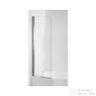 Jika TIGO 60x150cm-es kádparaván Jika Perla bevonattal, fényes ezüst színű profillal, H2562140026681
