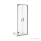 Jika NION 90 cm-es, kétrészes zuhanyajtó Arctic üveggel, króm H2562N20006661