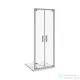 Jika NION 90 cm-es, kétrészes zuhanyajtó Arctic üveggel, króm H2562N20006661