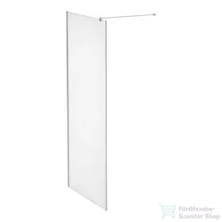   Laufen PRO 90 cm-es Walk-in zuhanyfal átlátszó üveggel, króm színű profillal és merevítővel, H2609500040001