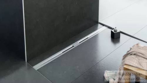 Jika PURE 1000 mm-es vágható acél zuhanyfolyóka, satin H2714200020001