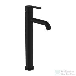   Laufen LUA magasított mosdó csaptelep ECO+, 135 mm kifolyócső, leeresztő nélkül, PVD matt titán fekete H3110880811201