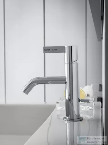 Laufen KARTELL BY LAUFEN mosdó csaptelep, leeresztő nélkül, króm H3113310041001