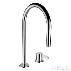   Laufen KARTELL BY LAUFEN 2 lyukas mosdó csaptelep, elfordítható kifolyóval, leeresztő nélkül, króm H3113320042201