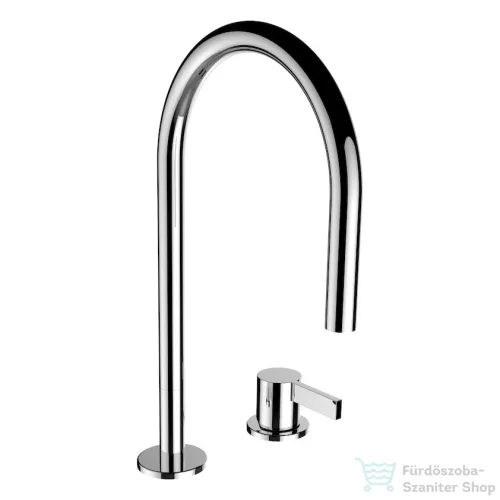 Laufen KARTELL BY LAUFEN 2 lyukas mosdó csaptelep, elfordítható kifolyóval, leeresztő nélkül, króm H3113320042201