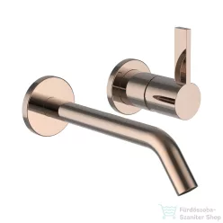   Laufen Kartell By Laufen falsík alatti mosdócsaptelep 175 mm-es kifolyóval,leeresztő nélkül PVD rózsa arany H3113360821201