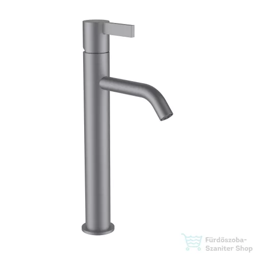 Laufen KARTELL magasított mosdó csaptelep leeresztő nélkül,Szálhúzott rozsdamentes acél H3113380901201