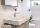 Laufen NEJA egykaros mosdó csaptelep 120 mm-es kifolyócső, ECO+, húzórudas lefolyószeleppel, króm H3115110041111