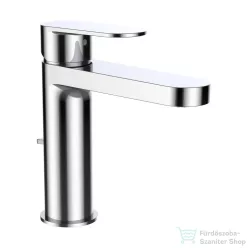   Laufen NEJA egykaros mosdó csaptelep 132 mm-es kifolyócső, ECO+, húzórudas lefolyószeleppel, króm H3115110041211
