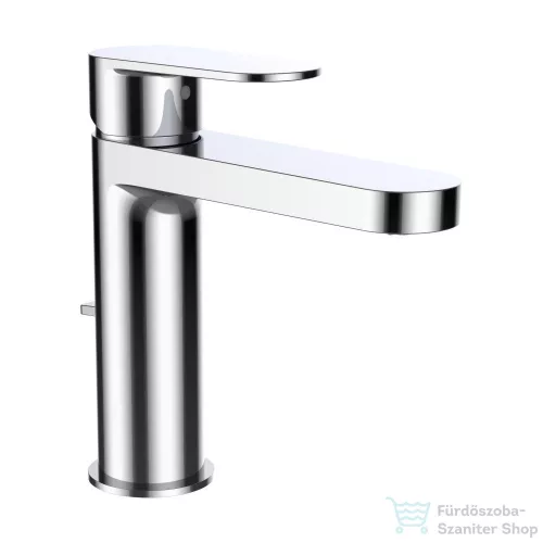 Laufen NEJA egykaros mosdó csaptelep 132 mm-es kifolyócső, ECO+, húzórudas lefolyószeleppel, króm H3115110041211