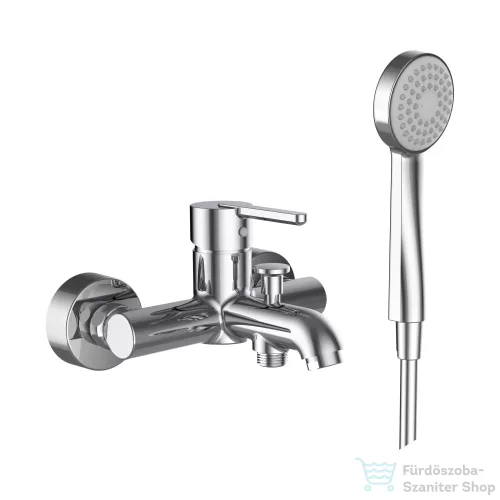 Laufen LUA kádtöltő csaptelep zuhanyszettel, króm H3210810041311