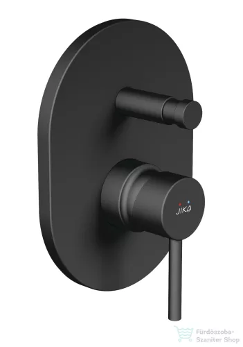 Jika MIO STYLE falsík alatti kád/zuhany csaptelep alaptesttel, matt fekete H3212F67160001