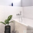 Laufen NEJA kádtöltő csaptelep zuhanyszettel, króm H3215170041311