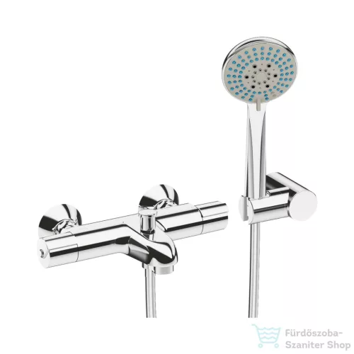 Jika DEEP BY JIKA termosztátos kádtöltő csaptelep zuhanyszettel, króm H3231U70042711