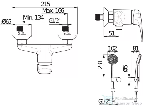 Jika DEEP BY JIKA zuhany csaptelep zuhanyszettel, króm H3311U70041311