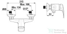 Jika DEEP BY JIKA zuhany csaptelep zuhanyszett nélkül, króm H3311U70044001