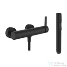 Laufen KARTELL zuhany csaptelep zuhanyszettel, PVD matt titán fekete H3313370811411