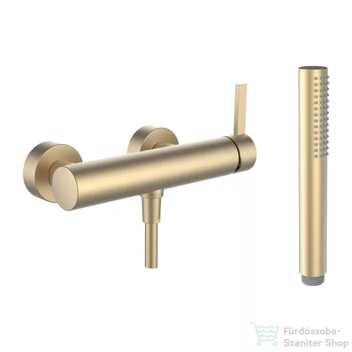 Laufen KARTELL zuhany csaptelep zuhanyszettel, PVD matt halvány arany H3313370831411