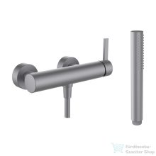   Laufen KARTELL zuhany csaptelep zuhanyszettel, PVD szálhúzott rozsdamentes acél H3313370901411