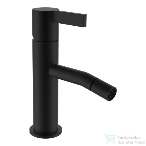 Laufen Kartell By Laufen bidé csaptelep automata leeresztővel,PVD matt titán fekete H3413310811031