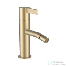   Laufen KARTELL bidé csaptelep húzórudas lefolyószelep működtető karral, lefolyószelep nélkül, PVD matt halvány arany H3413310831031