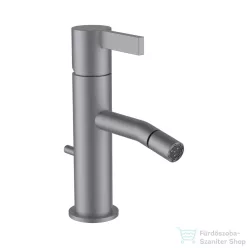   Laufen KARTELL bidé csaptelep húzórudas lefolyószelep működtető karral, lefolyószelep nélkül, PVD szálcsiszolt rozsdamentes acél H3413310901031