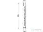 Jika RIO 170 cm-es fém gégecső, H3621R00042701