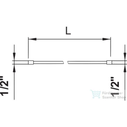 Laufen Simiflex 160 cm-es zuhanycső,PVD matt arany H3629800831311