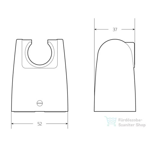 Jika RIO zuhanytartó 3 rögzített állással, króm H3691R00045001