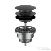   Laufen cllick-clack leeresztő,PVD matt titán fekete H3709890811041