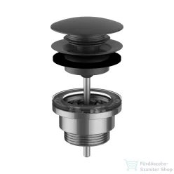   Laufen cllick-clack leeresztő,PVD matt titán fekete H3709890811041