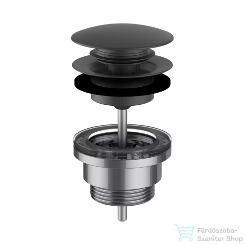 Laufen cllick-clack leeresztő,PVD matt titán fekete H3709890811041