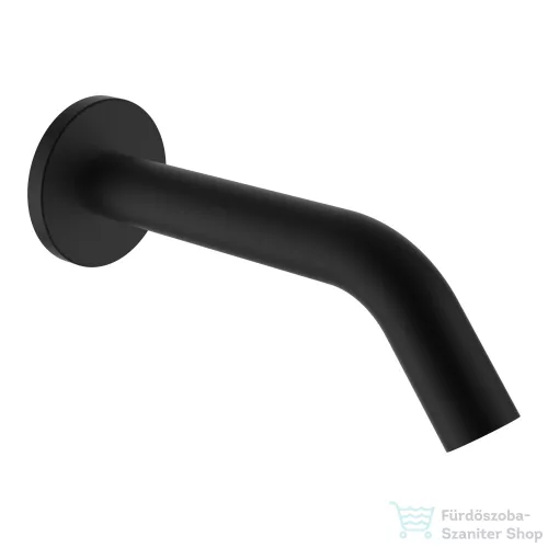 Laufen Kartell By Laufen 175 mm-es  fali kifolyó,PVD matt titán fekete H3713300810601