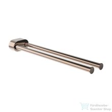   Laufen NIARA 40,2 cm-es mozgatható dupla törölközőtartó, fényes rózsaarany H3810611620011