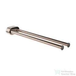   Laufen NIARA 40,2 cm-es mozgatható dupla törölközőtartó, fényes rózsaarany H3810611620011