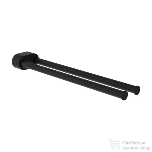 Laufen NIARA 40,2 cm-es mozgatható dupla törölközőtartó, Titanium matt fekete H3810611630011