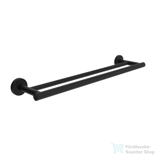 Laufen NIARA 60,2 cm-es dupla törölközőtartó, Titanium matt fekete H3810621630021