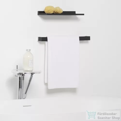 Laufen Kartell By Laufen 60 cm-es törölközőtartó,Áttetsző fekete H3813320910001