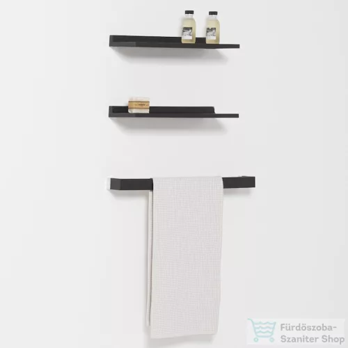 Laufen Kartell By Laufen 60 cm-es törölközőtartó,Áttetsző fekete H3813320910001