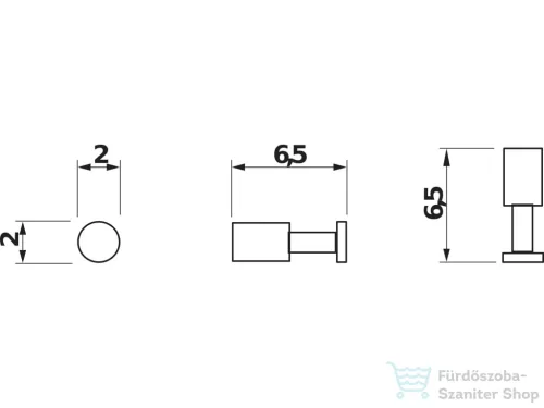 Jika BASIC törölközőtartó, króm H3813A30040001